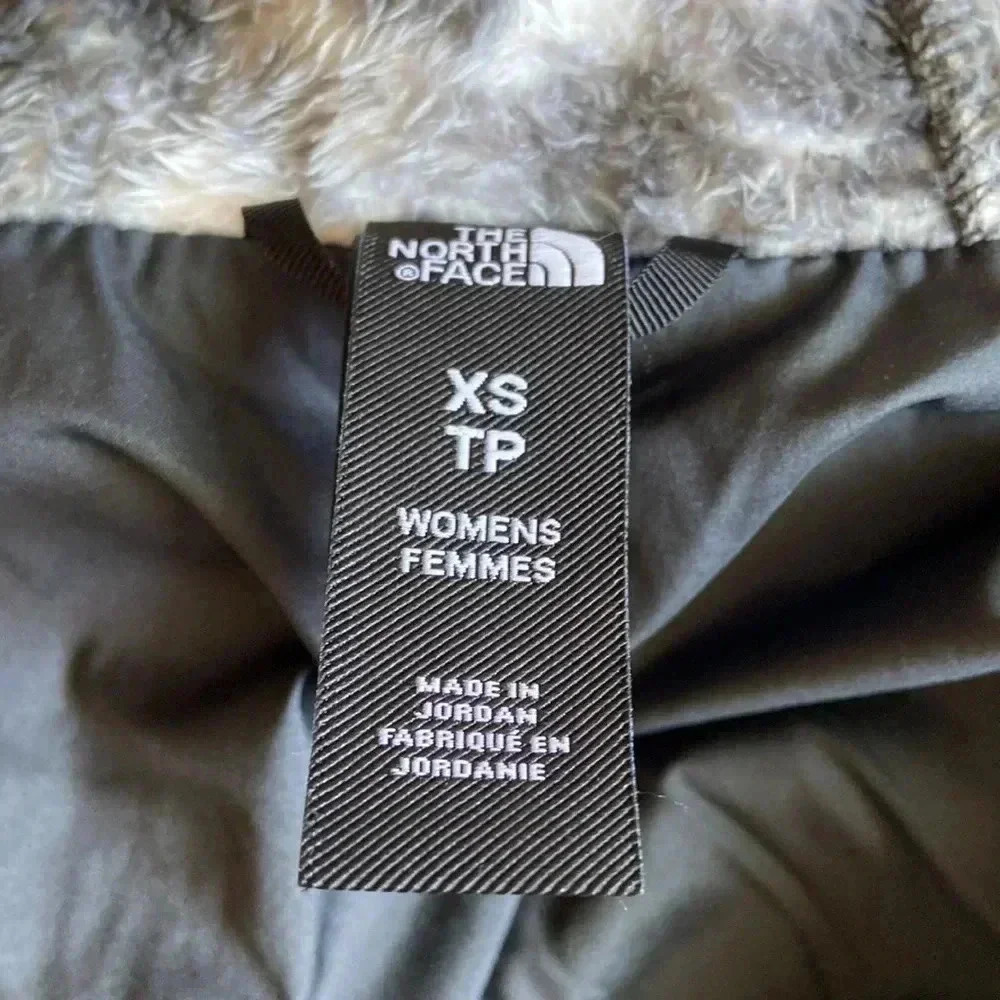 The North Face | Hooded  Camo Print Osito Jacket Asphalt Grey Marble Pri… - Picture 6 of 10